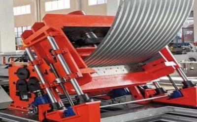 China ZX-40 Seamed Steel Plate Silo Forming Machine Spiral 4mm 4.5m/Min zu verkaufen