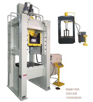 China Frame 600 Tons Hydraulic Press For Board Embossing High Automation for sale