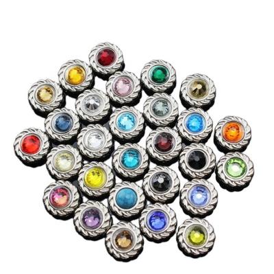 China OEM Custom Metal Decorative Rhinestone Rivet Stud For Leather for sale