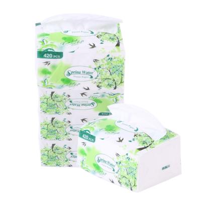 China OEM 100% Soft Comfortable Wood Papers Soft Tissue Paper Facial Tissue Custom Package for sale