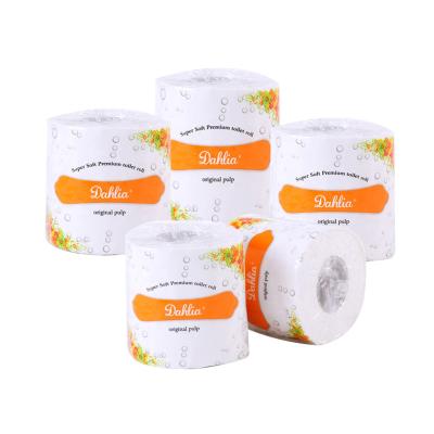 China Eco Friendly Wholesale Biodegradable 3ply Toilet Paper Hotel And Household Bamboo Eco Friendly Toilet Paper for sale