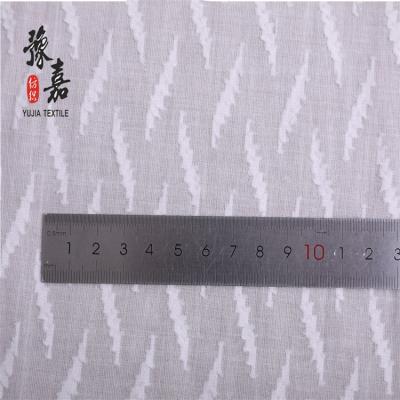 China Anti-static gray fabric woven jacquard cotton gauze gauze fabric for baby dress for sale