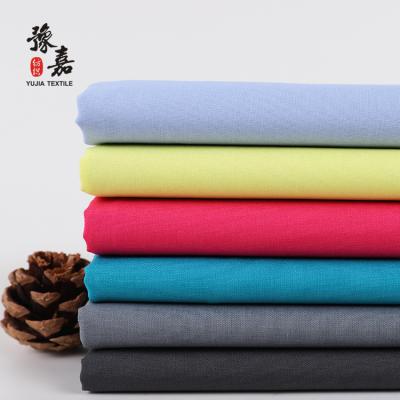 China Shirts Fabric Anti-Static Fabric Lining Poplin Plain Polyester Cotton Blend Fabric for sale