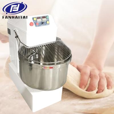 China Snack Factory FHT-CHINA Factory Double Speed ​​80L Commercial Bread Dough Spiral Mixer For Wholesale With CE Certificate for sale