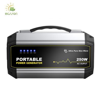 China Portable Power Station 3 DC Output High Power AC Power Bank Solar Rechargeable Portable Charger Station for Laptop/Smartphones/Car Fridge for sale