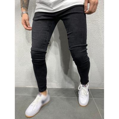 China LW DY011-1 Breathable Wholesale Cheap Mens Jeans Stretch Latest Black Denim Boys Fashion Jeans for sale