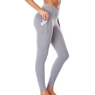 China LW-Thick Breathable Squat Proof Exercise Fitness Elastic Training With Side Pockets Yoga Legging For Woman for sale