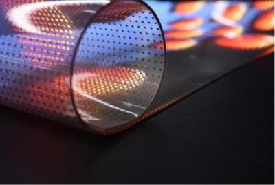 China Lionled P10 Semi-Outdoor Flexible Transparent LED-Display perfekt für Glasfenster zu verkaufen