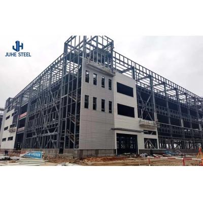 China Solid H-shape Steel Beam Quick Build Prefab Metal Industrial Building Frame for Hangar for sale