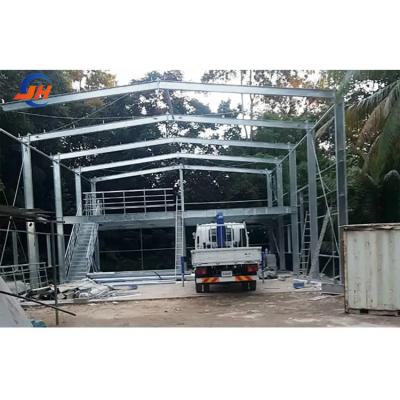 China Standard AiSi Welding Popular Economy Light Design Prefab Metal Structural Warehouse for sale