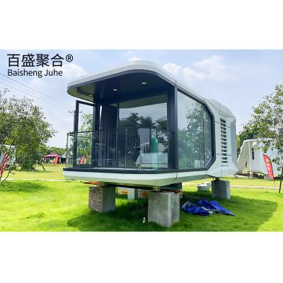 China Casa de contêineres de 20 pés 40 pés Tiny Villa com estrutura de aço galvanizado e design ecológico à venda