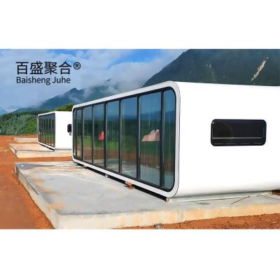 China Steel Container Houses 20ft 40ft Modular Prefab Tiny Homes for Portable Apple Office for sale