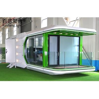 China Space Capsule Hotel Moderne Fertighäuser mit umweltfreundlichem Design und Standardplan zu verkaufen