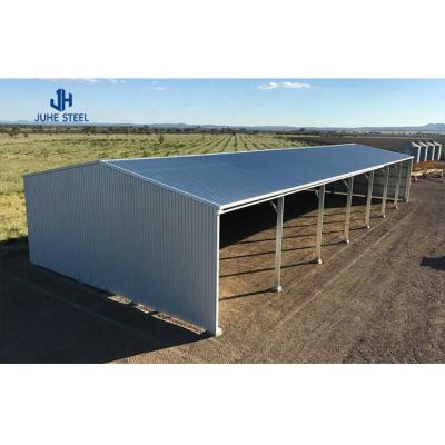 China Customized Prefabricated Pole Barn Kits Steel Structure Warehouse Farm Shed Workshop for sale