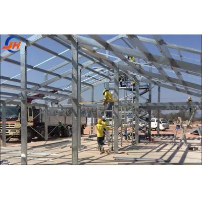 China Pre Engineering Metal Steel Structure Warehouse Building for Storage Application Fields for sale