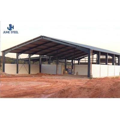 China Painted Prefabricated Light Steel Frame Structure Warehouse Farm Shed for Self Storage for sale