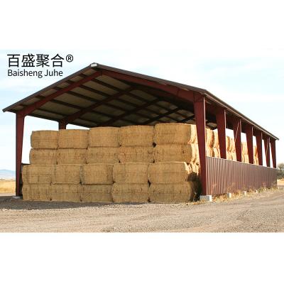 China Aluminum Alloy Window Prefab Barn Agricultural Warehouse Painted for sale