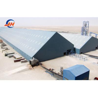 China AiSi Standard Large-span Prefabricated Workshop for Metal Shed Building House Frame for sale