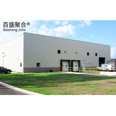 China Painted Steel Farming Prefab Metal Shed Steel Modern Warehouse Steel Structure Building for sale