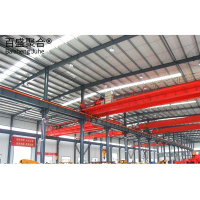 China Grote span licht staal frame Warm prefab werkplaats magazijn bouwmaterialen Te koop