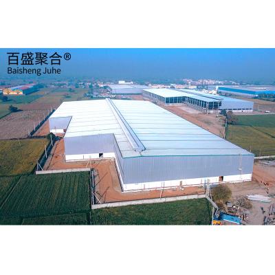 Chine Atelier de construction préfabriquée en acier avec conception légère et service de traitement de soudage à vendre