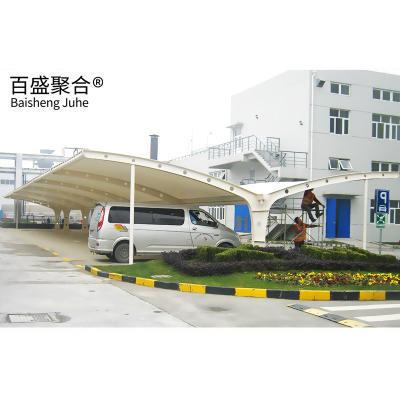 China Membrane Fabric Heat Treated Finish Large Metal Sheds Workshops Fireproof for sale