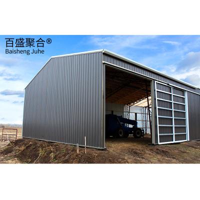 China Kit de garagem de construção de aço pesado com janela de liga de alumínio à venda