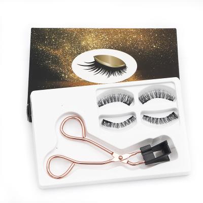 China No Hand Glue 3d High Quality Tape Flat Magnetic False Eyelashes 15mm 20mm for sale