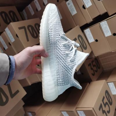 China CUSHIONING popular fly knit unisex running shoes men and women sneakers high quality original yeezy shoes 350, yeezy shoe, 350 yeezy for sale