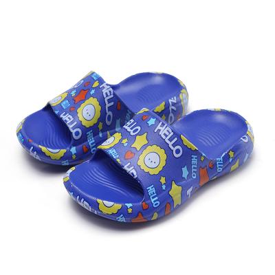 China OEM ODM Kids Summer Slippers New Lightweight High Quality Colorful Boys Girls To Wear Flat Bottom Casual Cartoon Printed Sandals for sale