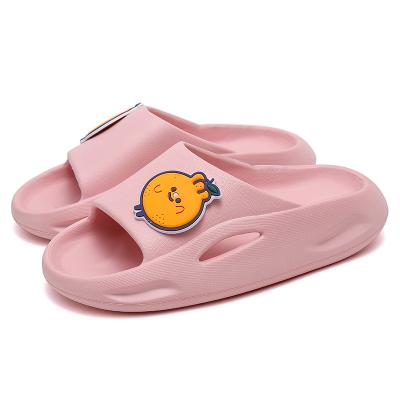 China Wholesales Lovely Summer Lightweight High Quality Soft Men Women Parent Child Flat Colorful Slippers For Girls And Boys Kids Slippers for sale