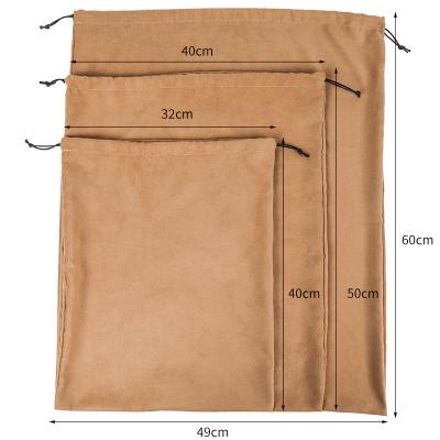 China High quality recyclable! Dust Bag Covers Custom Logo Drawstring Coffee Pouch Handbag Cover Dust Bag for sale