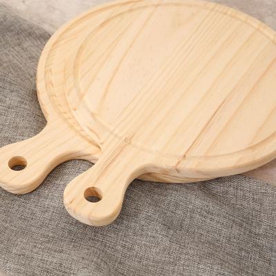 China Sustainable Green Garden Steak Fruit Pizza Multi-Use Bamboo Cutting Board for sale