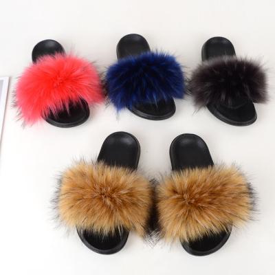 China Fashion Trend China Manufacturer Luxury Fashion Fur Slips For Women,Factory Wholesale Custom Made Women's Summer House Slippers for sale