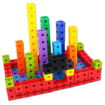 China PP Early Education Toy Plastic Linking Cubes For Kids for sale