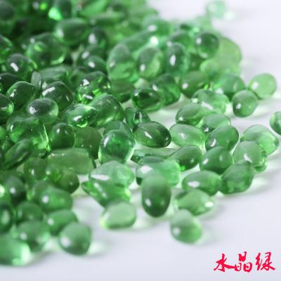 China Colorful Glass Particles Beautiful Stone For Exterior Wall And Aquarium And Landscape Garden for sale