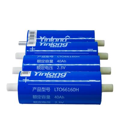 China Golf carts high quality Yinlong 2.3V 66160 35Ah LTO battery cell for solar energy storage for sale