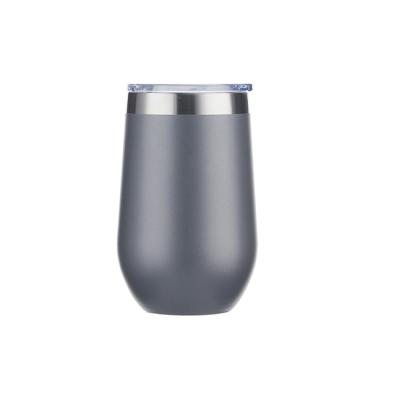 China 2021 Sustainable Stemless Insulated Stainless Steel Wine Cup Tumbler For Red Wine for sale