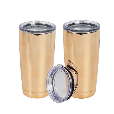 China 20oz Double Wall Sustainable Tumbler Wine Tumbler Wine Cups Travel Mug Vacuum Insulated Stainless Steel Tumbler for sale