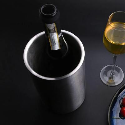 China Wholesale Wine Bottle Cooler Refrigerator Stocked Insulated Champagne Beer Ice Bucket Keeps Cold For Hours for sale