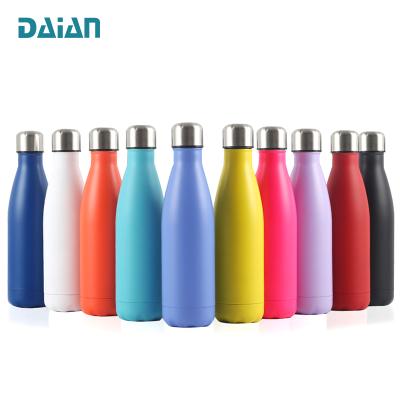 China 17oz Cola Sustainable Shape Bottle Double Wall Insulated Vacuum Stainless Steel Water Bottle for sale