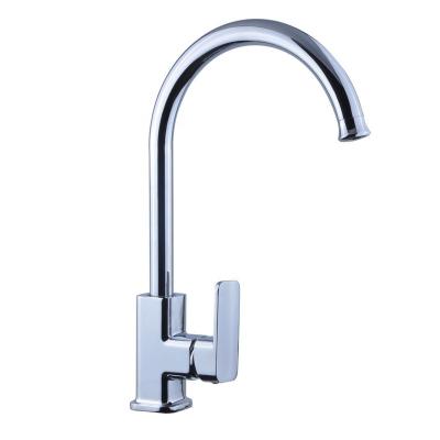 China Thermostatic Faucets Price Cheap Long Neck Kitchen Sink Wall Zinc Alloy Mixer Taps for sale