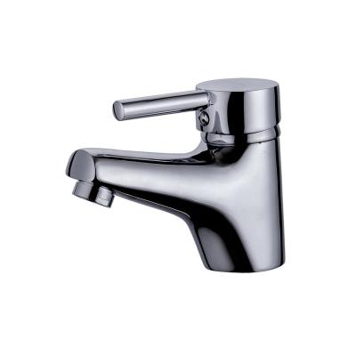 China Metered Faucets Waterfall Faucet Deck Mount Hot Cold Water Basin Mixer Taps Polished Chrome Toilet Sink Bathroom Faucet for sale