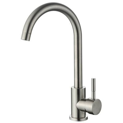 China SUS304 Thermostatic Faucets Kitchen Faucet Kitchen Mixer Tap Stainless Steel Single Lever Kitchen Faucet for sale