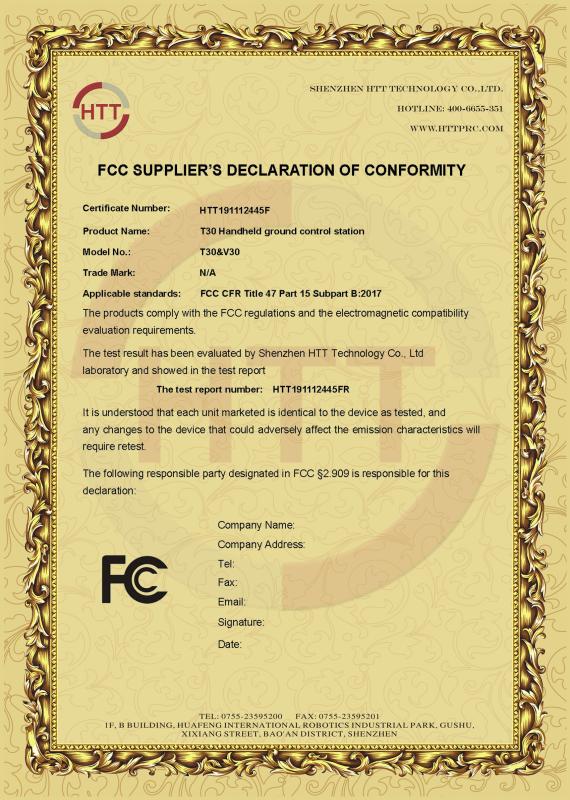 FCC - Shenzhen Qingzheng Electronic Information Technology Co., Ltd.