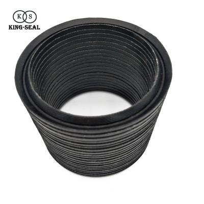 China Oil Resistance 175*215*43 Cotton Cloth NBR Chevron Seals for sale