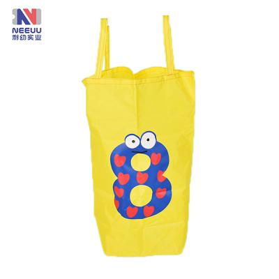 China Kids Play Toy Kindergarten Running Game Potato Sack Soft Polyester Jumping Bag Jumping Bag for sale