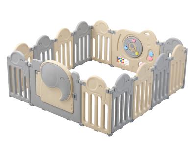 China Modern Elephant Baby Plastic Folding Safety Play Fence for sale