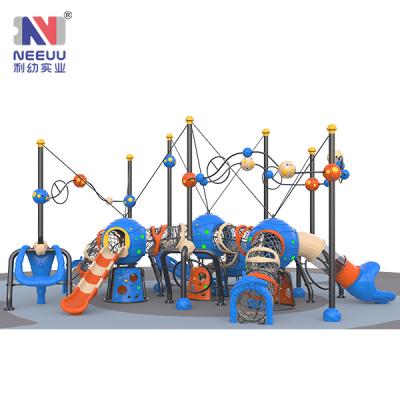 China LLDPE LY03001 Series Children Donut Slide Playground Machine Amusement Interstellar Crossing Outdoor Equipment for sale