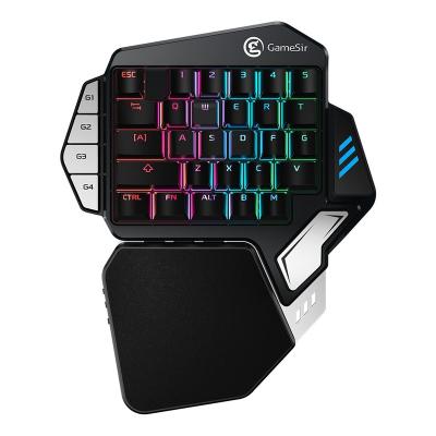 China Cell Phone 30% Off Christmas Promotion! Gamesir Z1 RGB Backlight Bluetoot Mechanical Gaming Keypad for FPS Game/Cherry Key/Kailh for sale